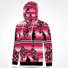 Load image into Gallery viewer, Dancers Floral Amour Hoodie with Face Cover 49 Dzine 
