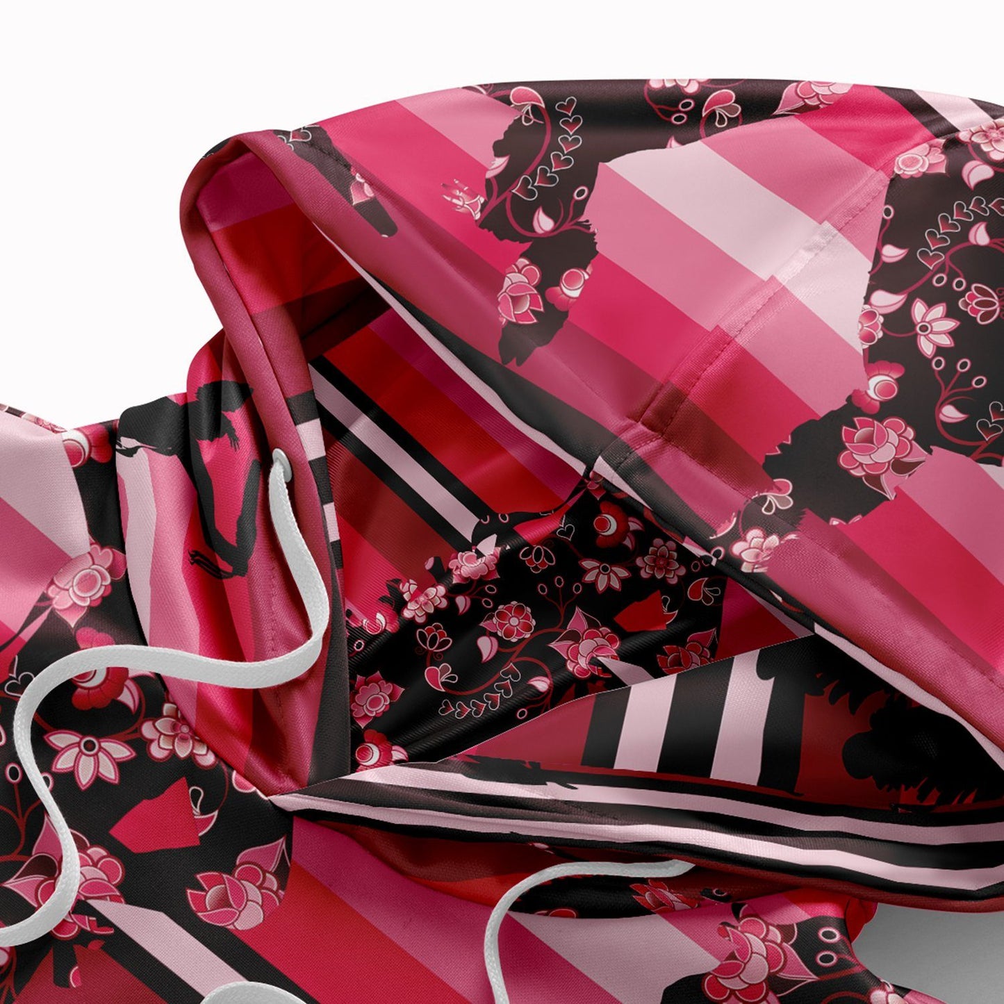 Dancers Floral Amour Hoodie with Face Cover 49 Dzine 