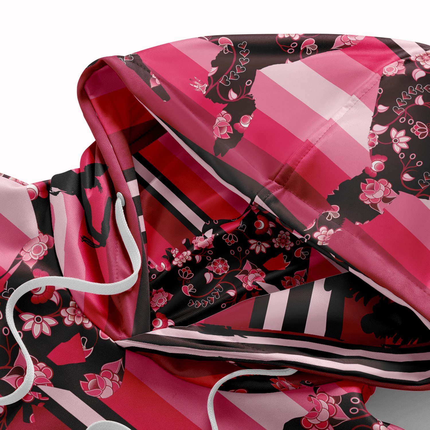 Dancers Floral Amour Hoodie with Face Cover 49 Dzine 