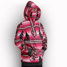 Load image into Gallery viewer, Dancers Floral Amour Hoodie with Face Cover 49 Dzine 
