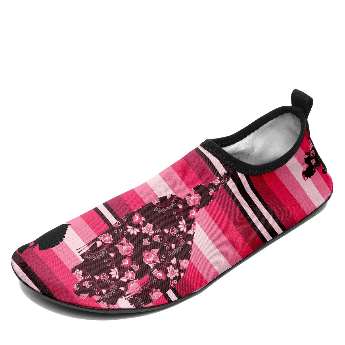Dancers Floral Amour Kid's Sockamoccs – Kids' Slip-On Shoes by 49 Dzine