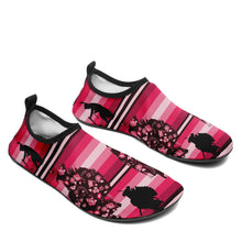 Load image into Gallery viewer, Dancers Floral Amour Kid&#39;s Sockamoccs Slip On Shoes Herman 
