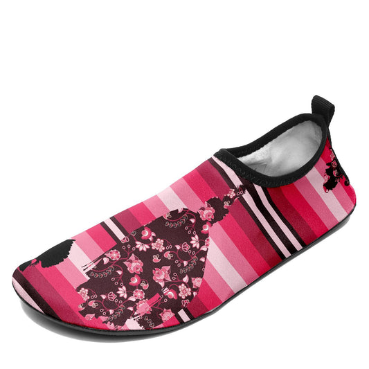 Dancers Floral Amour Kid's Sockamoccs Slip On Shoes Herman 