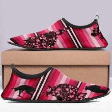 Load image into Gallery viewer, Dancers Floral Amour Kid&#39;s Sockamoccs Slip On Shoes Herman 
