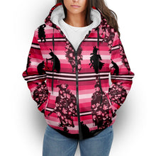 Load image into Gallery viewer, Dancers Floral Amour Sherpa Hoodie hoodie Herman 
