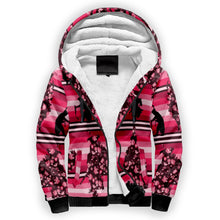 Load image into Gallery viewer, Dancers Floral Amour Sherpa Hoodie hoodie Herman 
