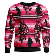 Load image into Gallery viewer, Dancers Floral Amour Unisex Crewneck Long Sleeve Top 49 Dzine 
