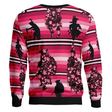 Load image into Gallery viewer, Dancers Floral Amour Unisex Crewneck Long Sleeve Top 49 Dzine 
