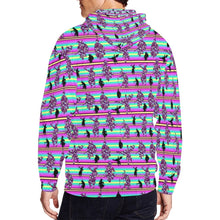 Load image into Gallery viewer, Dancers Floral Contest All Over Print Full Zip Hoodie for Men (Model H14) hoodie e-joyer 
