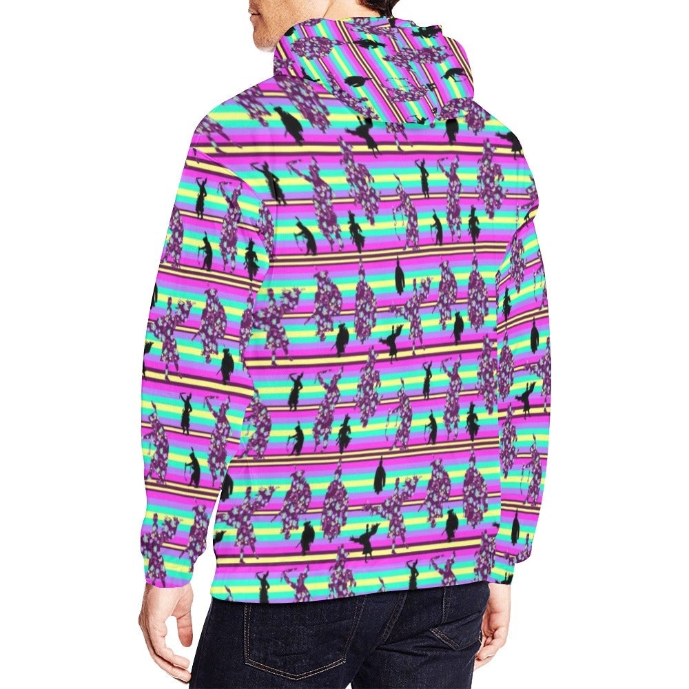 Dancers Floral Contest All Over Print Hoodie for Men (USA Size) (Model H13) All Over Print Hoodie for Men (H13) e-joyer 