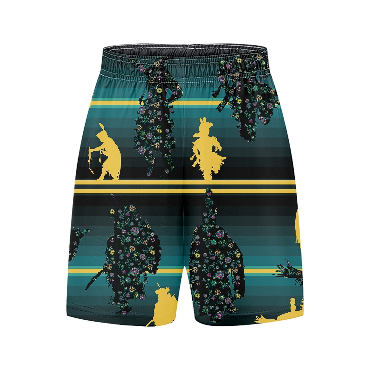 Dancers Inspire Green Kid's Basketball Shorts 49 Dzine 