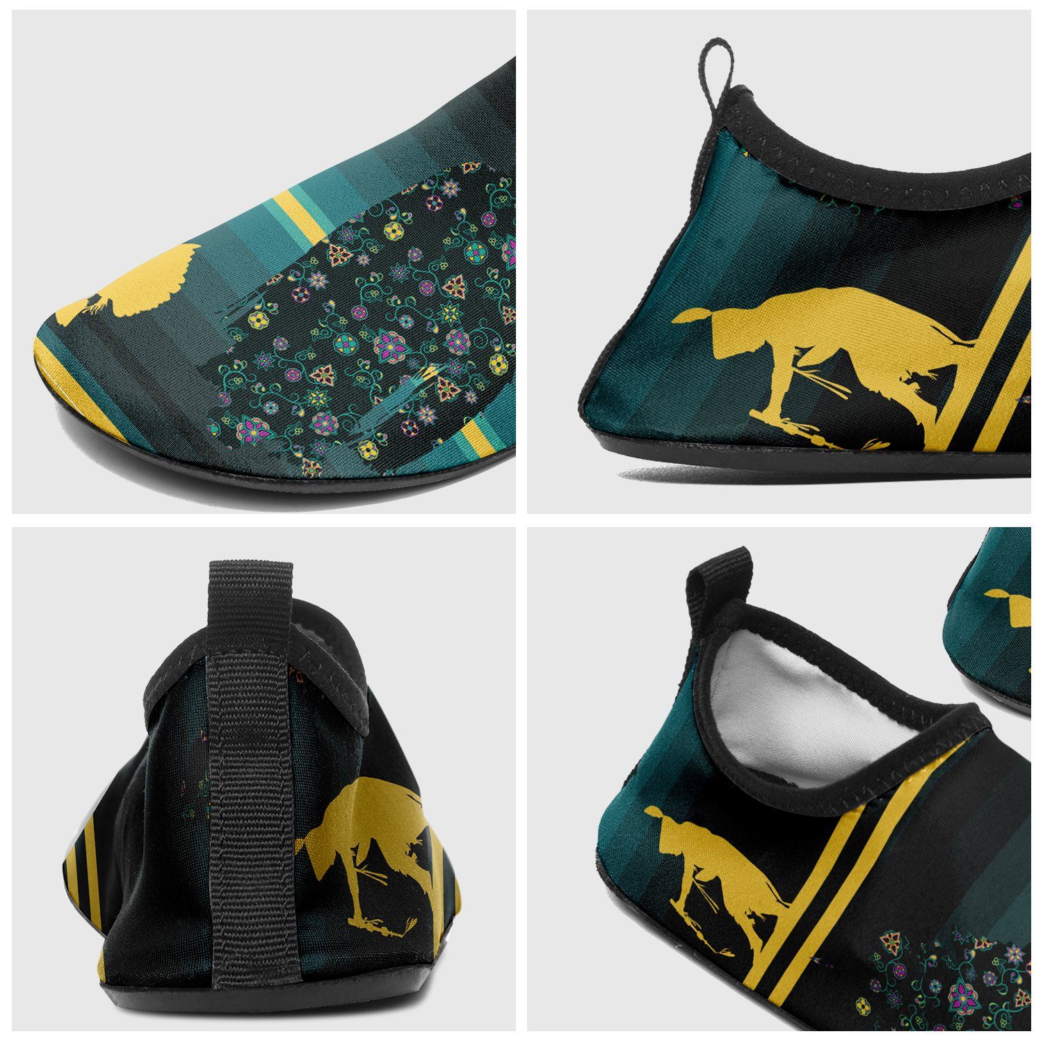 Dancers Inspire Green Kid's Sockamoccs Slip On Shoes Herman 