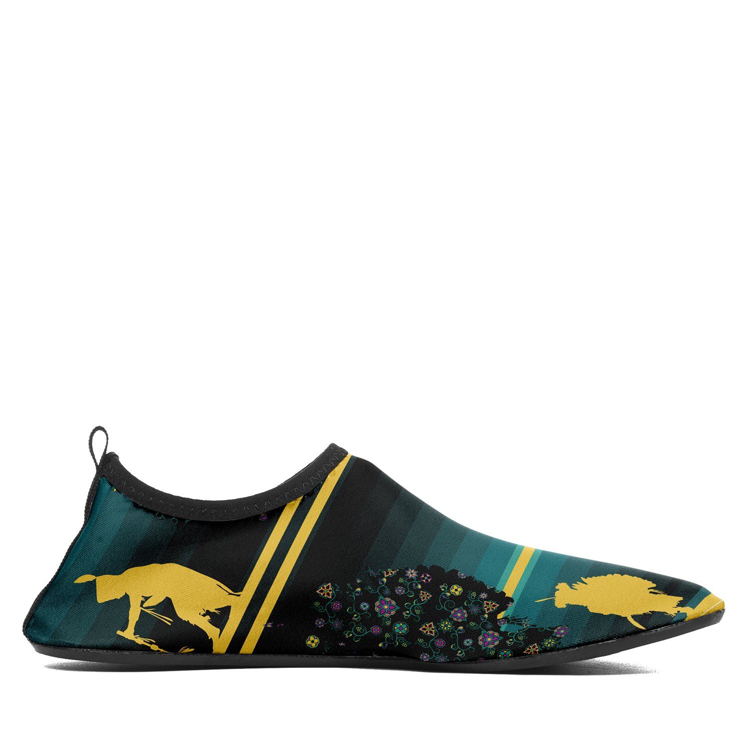 Dancers Inspire Green Kid's Sockamoccs Slip On Shoes Herman 