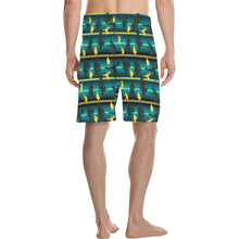 Load image into Gallery viewer, Dancers Inspire Green Men&#39;s All Over Print Casual Shorts (Model L23) short e-joyer 
