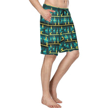 Load image into Gallery viewer, Dancers Inspire Green Men&#39;s All Over Print Casual Shorts (Model L23) short e-joyer 
