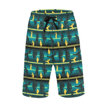 Load image into Gallery viewer, Dancers Inspire Green Men&#39;s All Over Print Casual Shorts (Model L23) short e-joyer 
