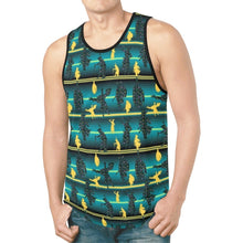 Load image into Gallery viewer, Dancers Inspire Green New All Over Print Tank Top for Men (Model T46) tank top e-joyer 
