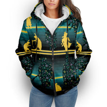 Load image into Gallery viewer, Dancers Inspire Green Sherpa Hoodie hoodie Herman 
