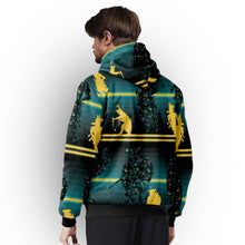 Load image into Gallery viewer, Dancers Inspire Green Sherpa Hoodie hoodie Herman 
