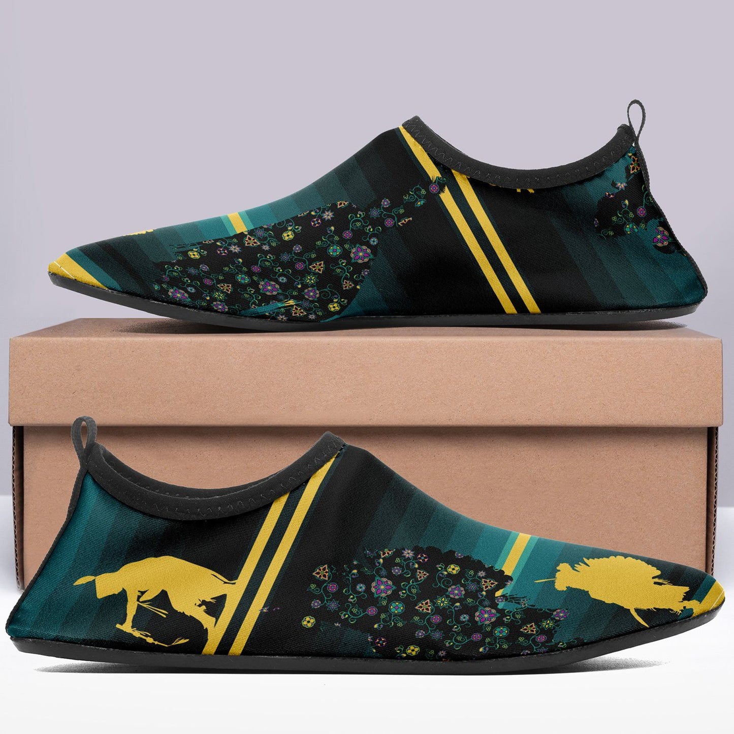 Dancers Inspire Green Sockamoccs Slip On Shoes Herman 