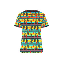 Load image into Gallery viewer, Dancers Midnight Special All Over Print Scrub Top Scrub Top e-joyer 
