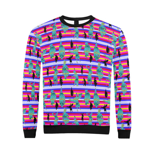 Dancers Sky Dance All Over Print Crewneck Sweatshirt for Men (Model H18) shirt e-joyer 