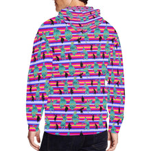 Load image into Gallery viewer, Dancers Sky Dance All Over Print Full Zip Hoodie for Men (Model H14) hoodie e-joyer 
