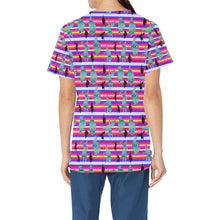 Load image into Gallery viewer, Dancers Sky Dance All Over Print Scrub Top Scrub Top e-joyer 
