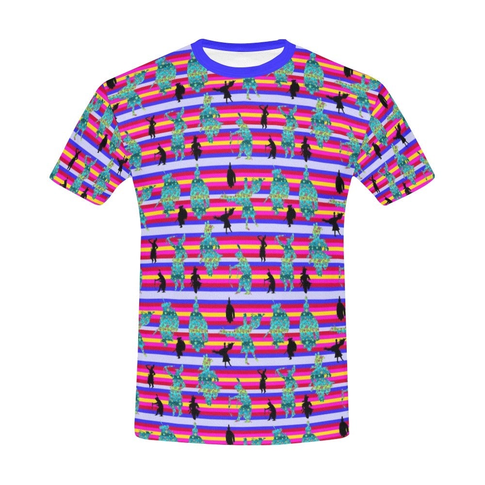 Dancers Sky Dance All Over Print T-Shirt for Men (USA Size) (Model T40) All Over Print T-Shirt for Men (T40) e-joyer 