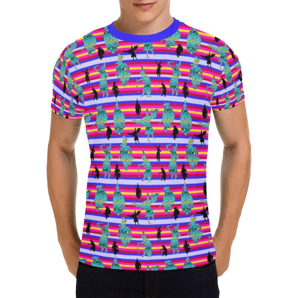 Dancers Sky Dance All Over Print T-Shirt for Men (USA Size) (Model T40) All Over Print T-Shirt for Men (T40) e-joyer 