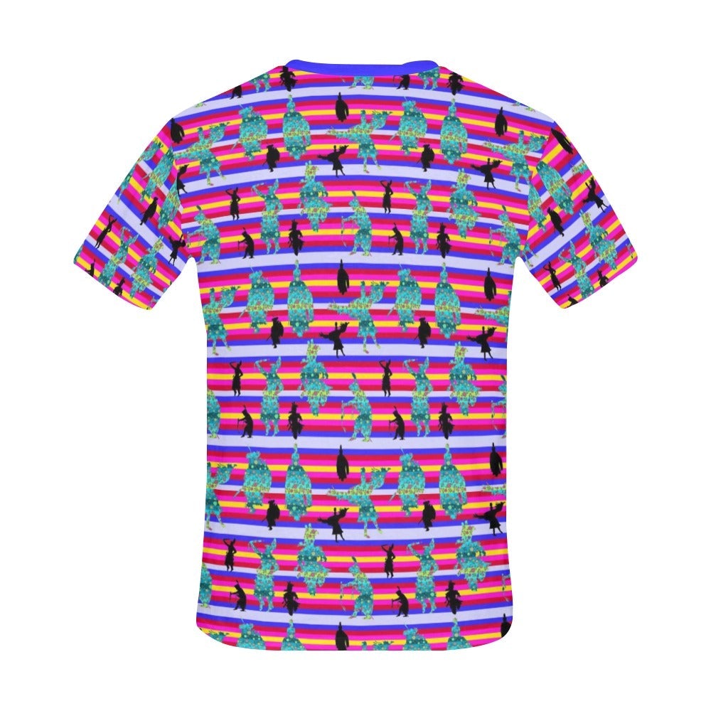 Dancers Sky Dance All Over Print T-Shirt for Men (USA Size) (Model T40) All Over Print T-Shirt for Men (T40) e-joyer 