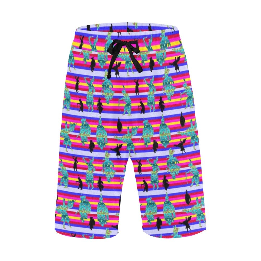 Dancers Sky Dance Men's All Over Print Casual Shorts (Model L23) short e-joyer 