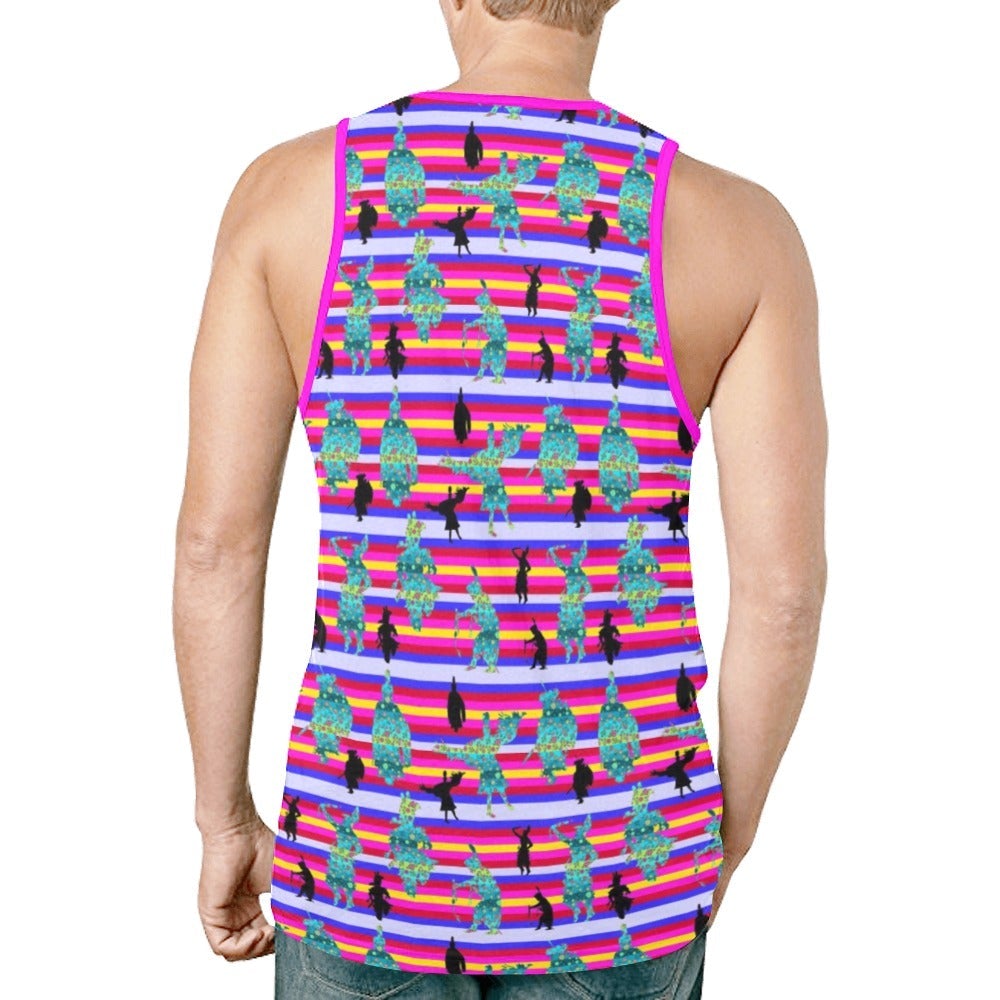 Dancers Sky Dance New All Over Print Tank Top for Men (Model T46) tank top e-joyer 