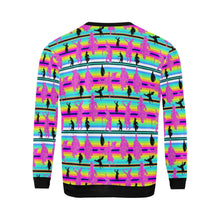 Load image into Gallery viewer, Dancers Sunset Contest All Over Print Crewneck Sweatshirt for Men (Model H18) shirt e-joyer 
