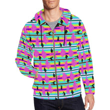 Load image into Gallery viewer, Dancers Sunset Contest All Over Print Full Zip Hoodie for Men (Model H14) hoodie e-joyer 
