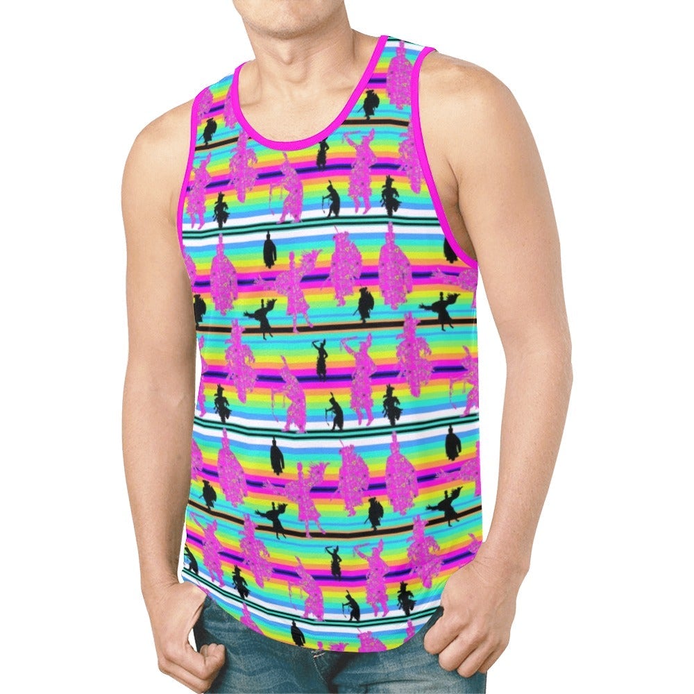 Dancers Sunset Contest New All Over Print Tank Top for Men (Model T46) tank top e-joyer 