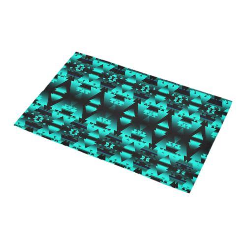 Dark-Deep Lake-Winter-Camp Bath Rug 16''x 28'' Bath Rug 16''x 28'' e-joyer 