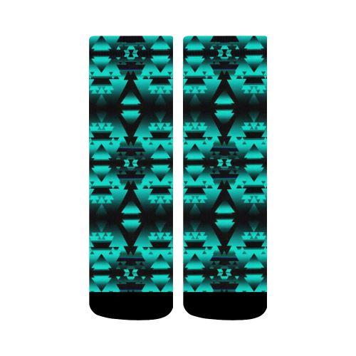 Dark-Deep Lake-Winter-Camp Crew Socks Crew Socks e-joyer 