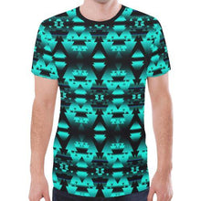 Load image into Gallery viewer, Dark-Deep Lake-Winter-Camp New All Over Print T-shirt for Men (Model T45) New All Over Print T-shirt for Men (T45) e-joyer 
