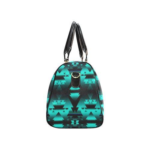 Dark-Deep Lake-Winter-Camp New Waterproof Travel Bag/Small (Model 1639) Waterproof Travel Bags (1639) e-joyer 