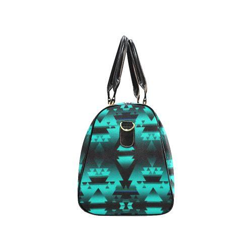 Dark-Deep Lake-Winter-Camp New Waterproof Travel Bag/Small (Model 1639) Waterproof Travel Bags (1639) e-joyer 