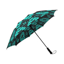 Load image into Gallery viewer, Dark-Deep Lake-Winter-Camp Semi-Automatic Foldable Umbrella Semi-Automatic Foldable Umbrella e-joyer 
