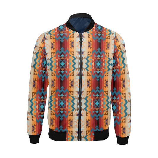 Dark Sandway All Over Print Bomber Jacket for Men (Model H19) All Over Print Bomber Jacket for Men (H19) e-joyer 