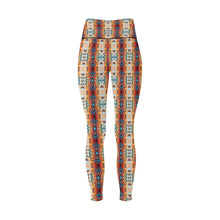 Load image into Gallery viewer, Dark Sandway All Over Print High-Waisted Leggings (Model L36) High-Waisted Leggings (L36) e-joyer 
