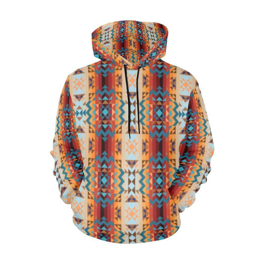 Dark Sandway All Over Print Hoodie for Men (USA Size) (Model H13) All Over Print Hoodie for Men (H13) e-joyer 
