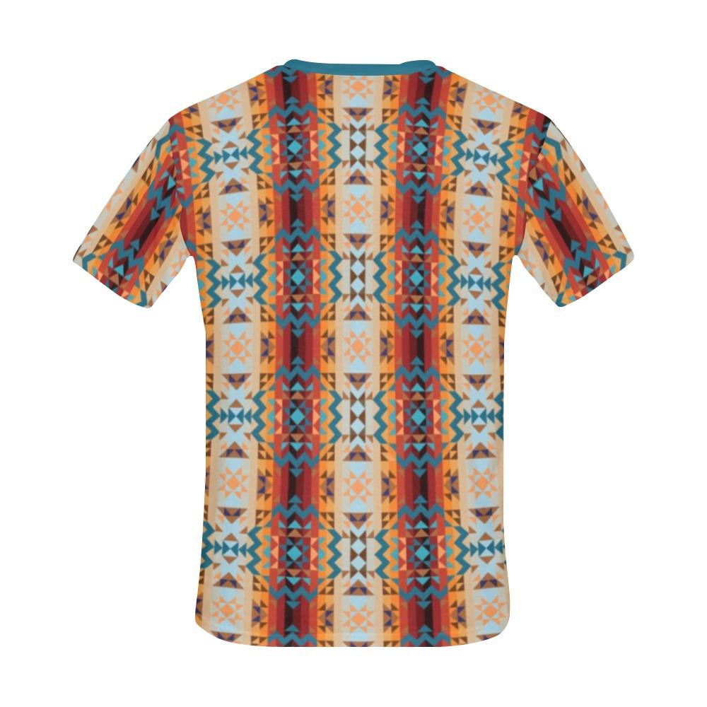 Dark Sandway All Over Print T-Shirt for Men (USA Size) (Model T40) All Over Print T-Shirt for Men (T40) e-joyer 