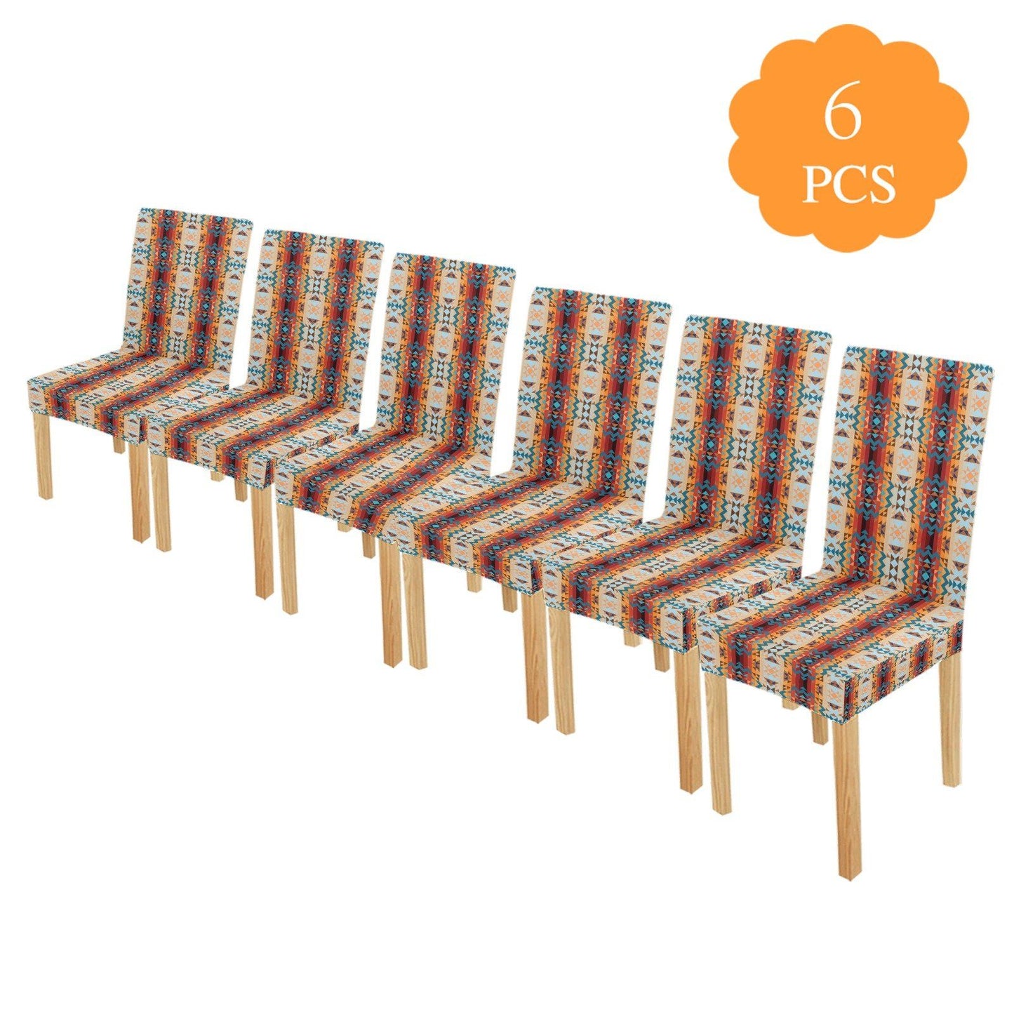 Dark Sandway Chair Cover (Pack of 6) Chair Cover (Pack of 6) e-joyer 