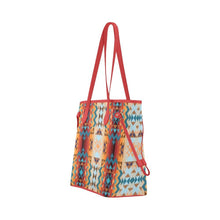 Load image into Gallery viewer, Dark Sandway Clover Canvas Tote Bag (Model 1661) Clover Canvas Tote Bag (1661) e-joyer 
