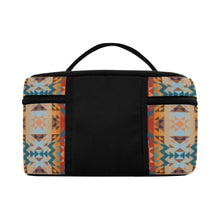 Load image into Gallery viewer, Dark Sandway Cosmetic Bag/Large (Model 1658) Cosmetic Bag e-joyer 
