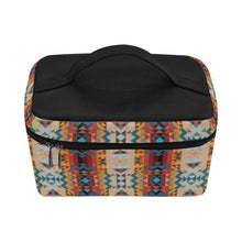 Load image into Gallery viewer, Dark Sandway Cosmetic Bag/Large (Model 1658) Cosmetic Bag e-joyer 
